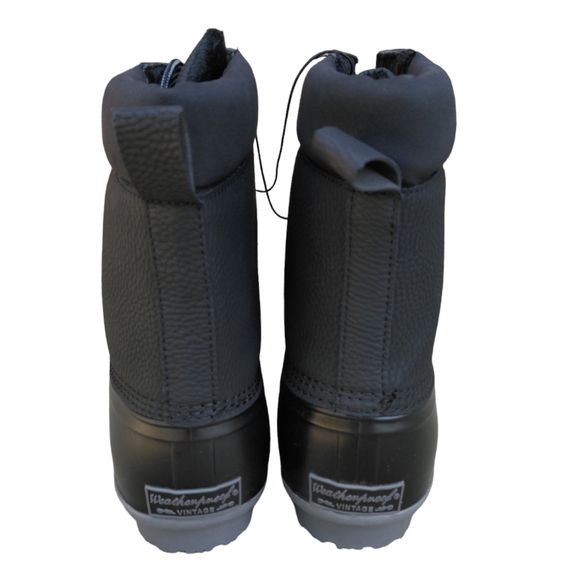 NWT Weatherproof Vintage Men's Size 11M Adam II Black Duck Boots - Picture 4 of 14